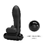 Насадка на палець - Pretty Love Orlando Honey Finger Vibrator Black - мініатюра 3