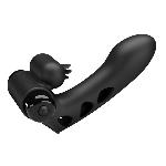 Насадка на палець - Pretty Love Orlando Honey Finger Vibrator Black - мініатюра 6