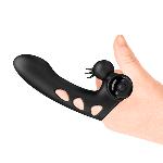 Насадка на палець - Pretty Love Orlando Honey Finger Vibrator Black - мініатюра 10