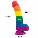 Фалоімітатор - Prider Dildo 8" - мініатюра 2