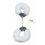Наручники - Fetish Boss Series Furry Cuffs White - мініатюра 2