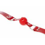 Кляп - Ball Gag Red - Fetish Boss Series - мініатюра 7