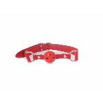 Кляп - Ball Gag Red - Fetish Boss Series - мініатюра 9