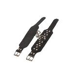 Кайдани на щиколотки Leather Leg Cuffs Black - мініатюра 3