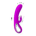 Вібратор - Pretty Love Nicola Vibrator Purple - мініатюра 6