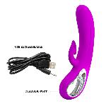 Вібратор - Pretty Love Nicola Vibrator Purple - мініатюра 9