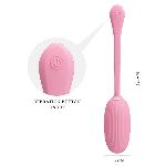 Віброяйце - Pretty Love Doreen Electric Shock Egg Light Pink (App) - мініатюра 5