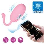 Віброяйце - Pretty Love Doreen Electric Shock Egg Light Pink (App) - мініатюра 6