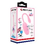 Віброяйце - Pretty Love Doreen Electric Shock Egg Light Pink (App) - мініатюра 9
