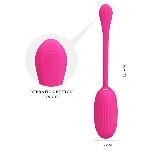 Віброяйце - Pretty Love Doreen Electric Shock Egg Pink (App) - мініатюра 7