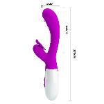 Вібратор - Pretty Love Moth Clitoris Vibrator Purple - мініатюра 5