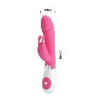 Вібратор - Pretty Love Gene Vibrator Light Pink - мініатюра 6