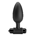 Анальна пробка - Pretty Love Vibra Butt Plug II Black - мініатюра 2