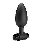 Анальна пробка - Pretty Love Vibra Butt Plug II Black - мініатюра 3