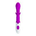 Вібратор - Pretty Love Butterfly Kiss Vibrator Purple - мініатюра 9