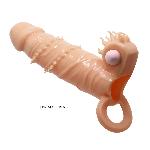 Насадка на член - Pretty Love Connor Vibrating Penis Sleeve Flesh - мініатюра 2