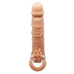 Насадка на член - Pretty Love Connor Vibrating Penis Sleeve Flesh - мініатюра 3