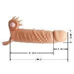 Насадка на член - Pretty Love Connor Vibrating Penis Sleeve Flesh - мініатюра 7