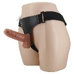 Страпон - Ultra Vibrating Realdeal Penis Strap On 6.2" - мініатюра 3