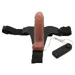 Страпон - Ultra Vibrating Realdeal Penis Strap On 6.2" - мініатюра 4