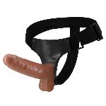 Страпон - Ultra Vibrating Realdeal Penis Strap On 6.2" - мініатюра 8