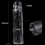 Насадка - Flawless Clear Penis Sleeve Add 1" Clear - мініатюра 7
