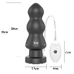 Анальна пробка - King-Sized Vibrating Anal Rigger 7.8" - мініатюра 2