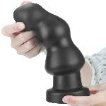 Анальна пробка - King-Sized Vibrating Anal Rigger 7.8" - мініатюра 10