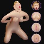 Надувна секс лялька - Cowgirl Style Love Doll - мініатюра 4