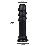 Анальна пробка - King-Sized Anal Ripples 11.25" - мініатюра 3