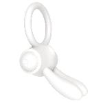 Ерекційне кільце - Power Clit Cockring Rabbit White - мініатюра 5