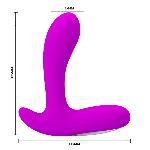 Масажер простати - Pretty Love Backie Prostate Stimulator Purple - мініатюра 7