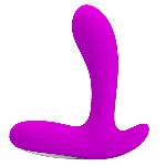 Масажер простати - Pretty Love Backie Prostate Stimulator Purple - мініатюра 9