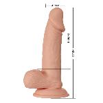 Фалоімітатор - Beautiful Encounter Zebulon Dildo Flesh - мініатюра 3