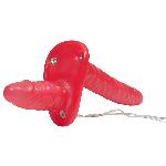 Страпон - Bad Kitty Vibrating Strap-On Duo - мініатюра 4