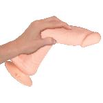Вібратор - Nature Skin Bendable RC Vibrator with Balls - мініатюра 2