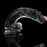 Фалоімітатор - Flawless Clear Dildo 7.5" Clear - мініатюра 6