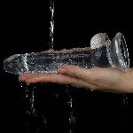 Фалоімітатор - Flawless Clear Dildo 7.5" Clear - мініатюра 8