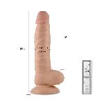 Вібратор - Real Extreme Vibrating Dildo 8.5" - мініатюра 2