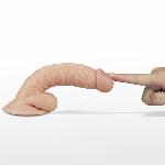 Вібратор - Real Extreme Vibrating Dildo 7.5" - мініатюра 3
