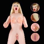 Надувна секс лялька - Silicone Boobie Super Love Doll - мініатюра 7