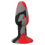 Анальна пробка - Anos Tricolour Butt Plug - мініатюра 2