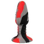 Анальна пробка - Anos Tricolour Butt Plug - мініатюра 7