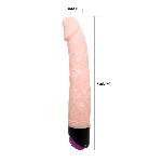 Вібратор - Waves Of Pleasure Fantasy Vibe Flesh, 23 см - мініатюра 5