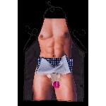 Кухонний фартух з плюшевим пенісом Kitchen Apron Men Body - мініатюра 2