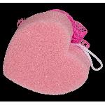 Губка для ванни Bath Sponge Heart, 12 см - мініатюра 2