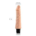 Реалістичний вібратор - Xtreme Feel Vibrator Flesh 8" - мініатюра 5