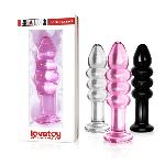 Анальна пробка - Glass Romance 5.5" Black - мініатюра 2