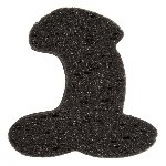 Губка для ванни Sponge Willy Black, 19 см - мініатюра 1
