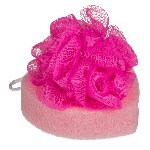 Губка для ванни Bath Sponge Heart, 12 см - мініатюра 1